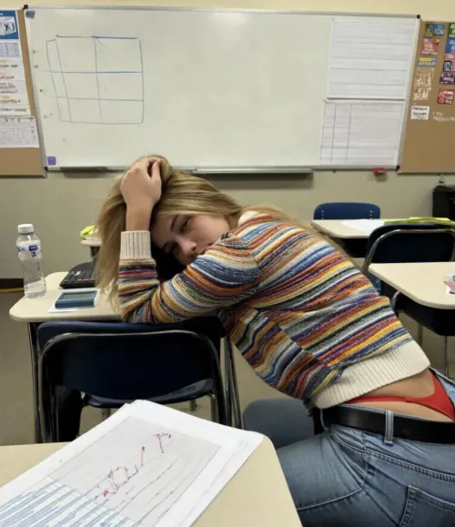 Sleepy at school by Sure-Bandicoot-5293