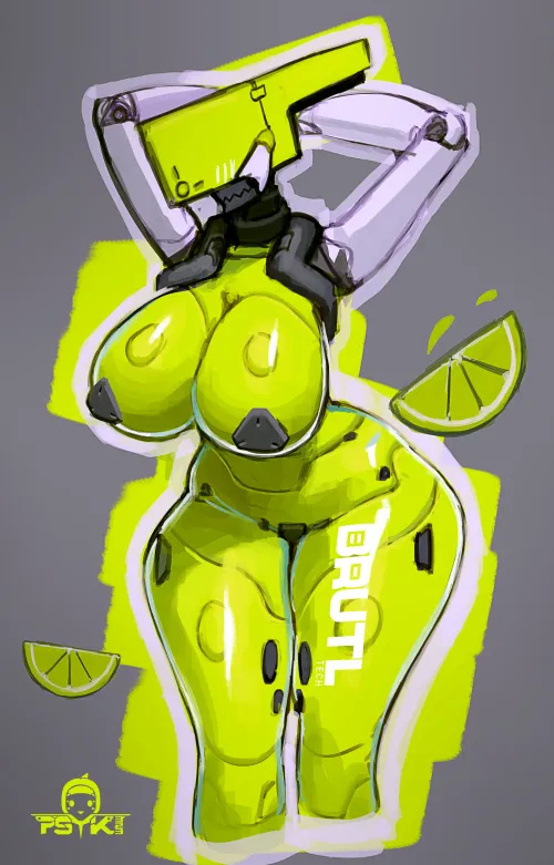 Slime robot by @Psyk323 by D3v1LGaming
