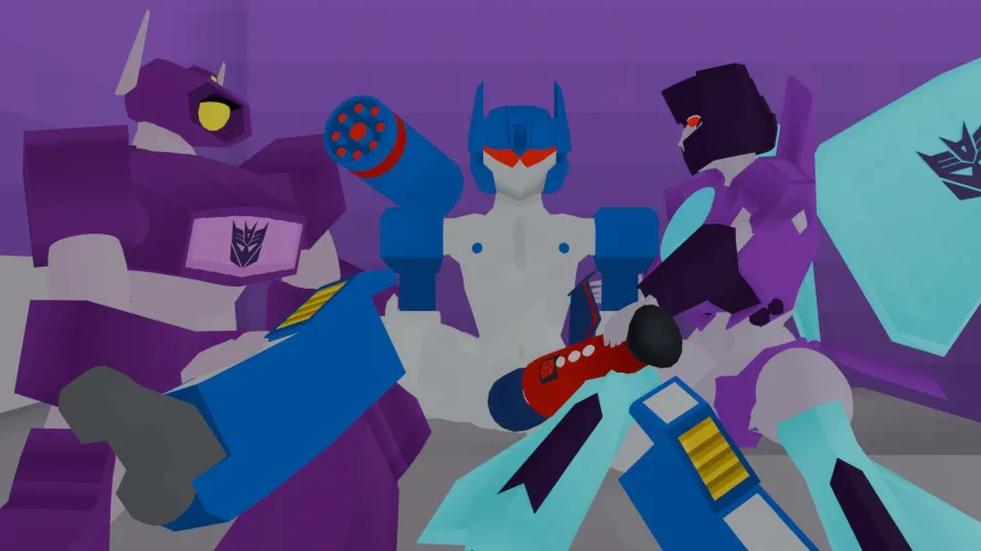 Slipstream uses her toy on soundwave. by Palmer132YT