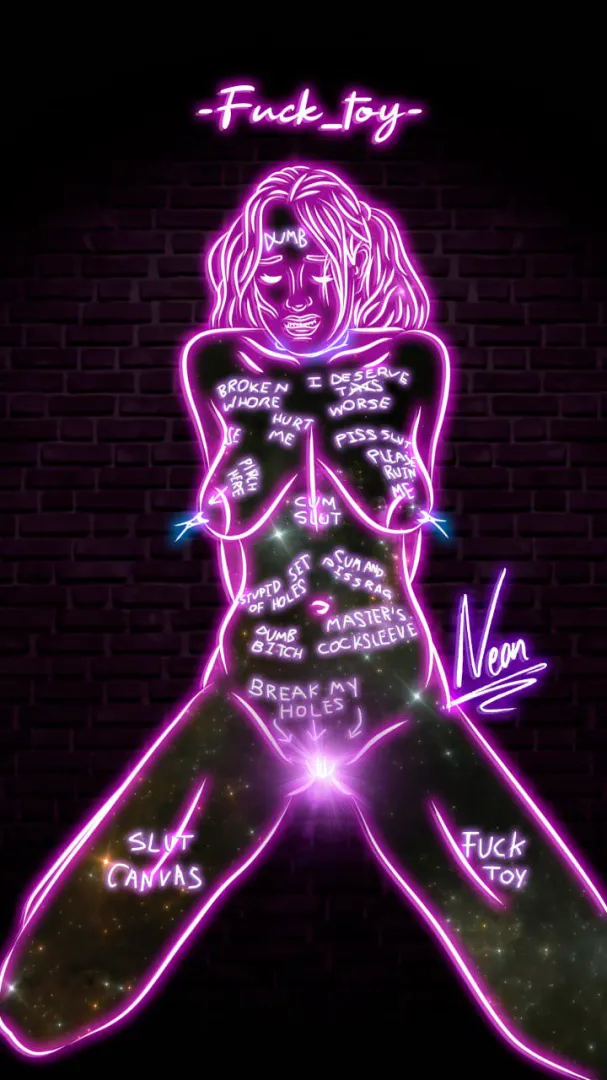 Slutty canvas - by me posted by NeonCreatures