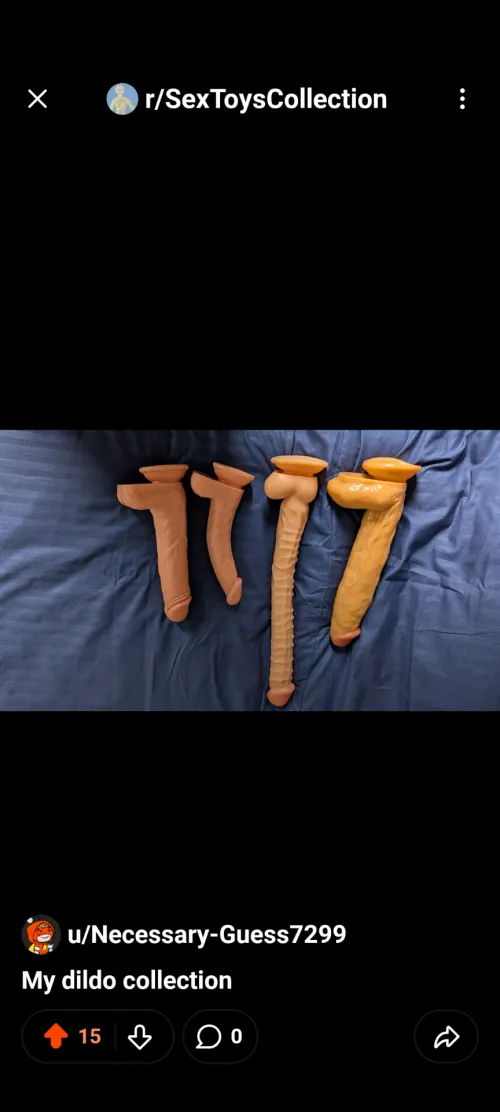 Small part of my dildo collection by Necessary-Guess7299