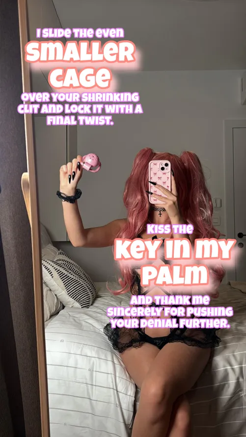 Smaller cage & deeper denial‍ by PinkDolxo