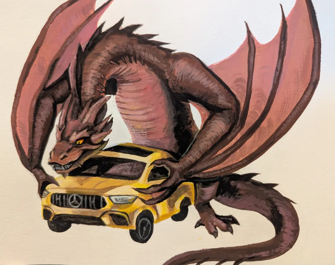 Smaug x Mercedes AMG posted by salemmixtape