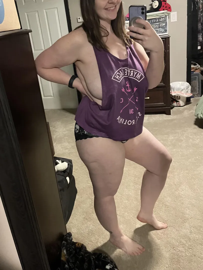 Smiling through the sag of post breastfeeding  posted by preg_mom_of_twins