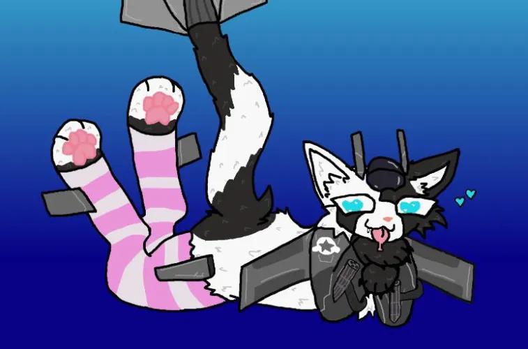 Smitten Aerokitty [M] (Art by me) by AcethePawslut