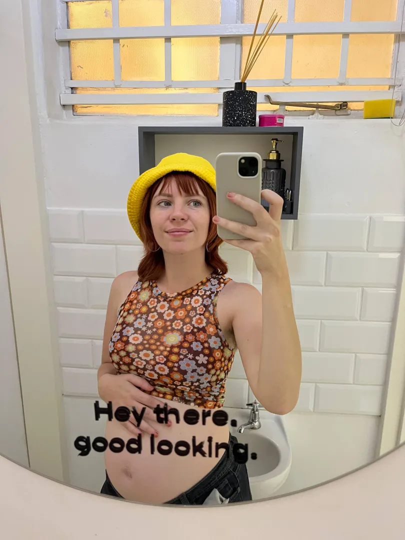 Snagged a pic in my fave coffee shops bathroom posted by JamieIsPregnant