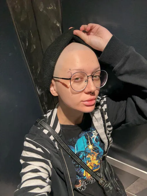 sneak peek at the bald lol by underboobgoddess