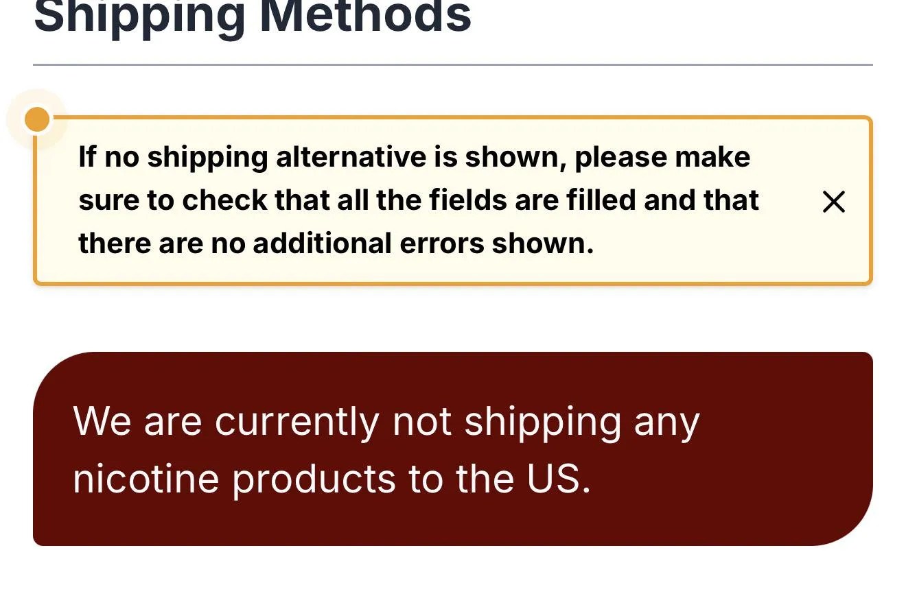SnusDaddy no longer shipping to US posted by MnamesAJeff