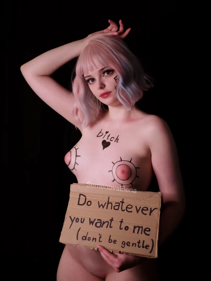 So… How do you want to hurt me?  posted by SemenovaElena