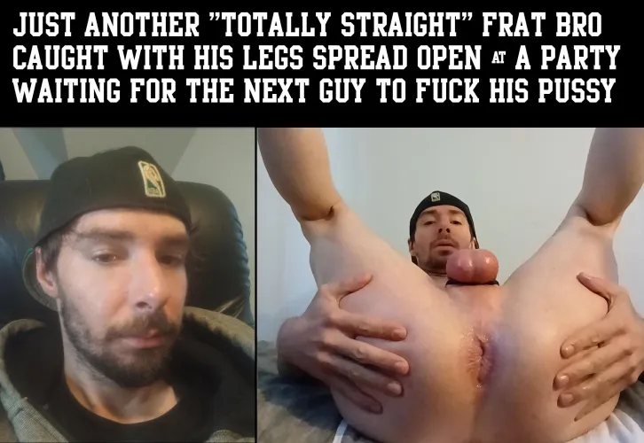 So many frat bros act straight and then end up being cock addicted bottom sluts  by imabuttboy