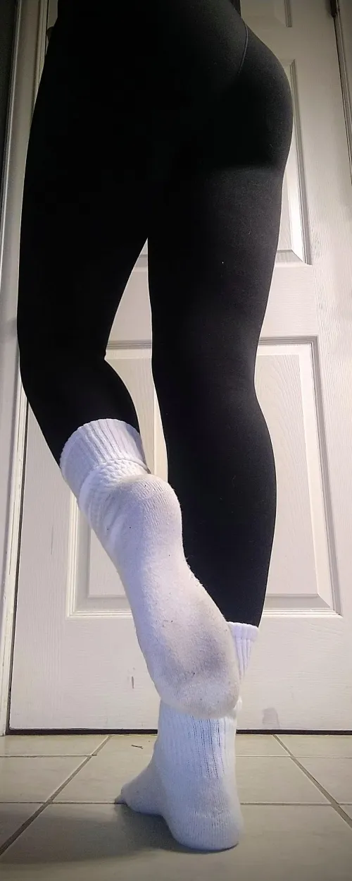 Sock over my leggings are the best by prettyfeetraven