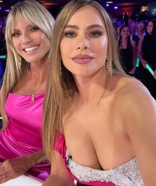 Sofia Vergara and Heidi Klum by acefrehley2077