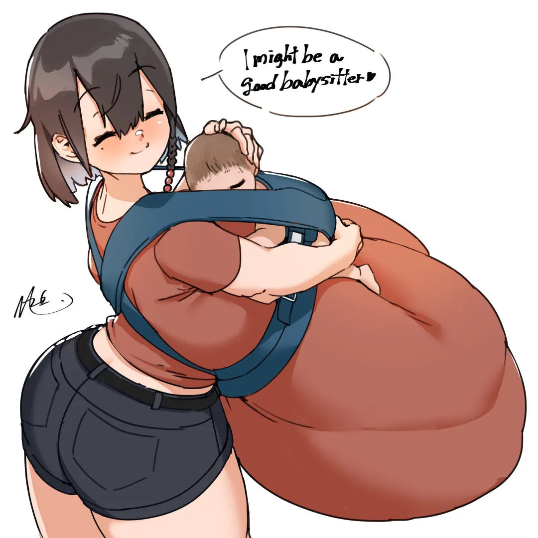 Soft babysitter [NAZE] posted by bakunyuu44