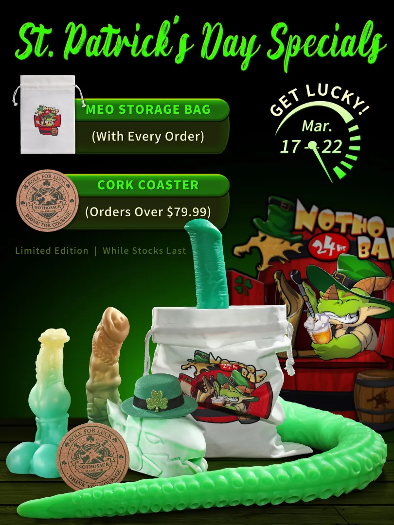 Something green, something lucky, something... for YOU. ✨ posted by NothosaurToysUS