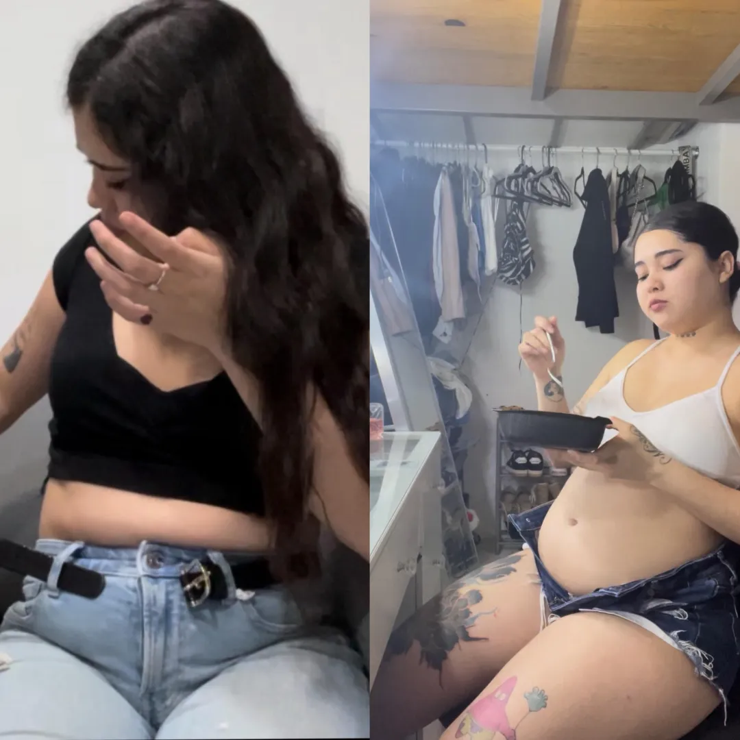 Sometimes I don’t notice my progress, but today I found a pic from my first video… now I’m a cow posted by chubby_bunnyyyDD