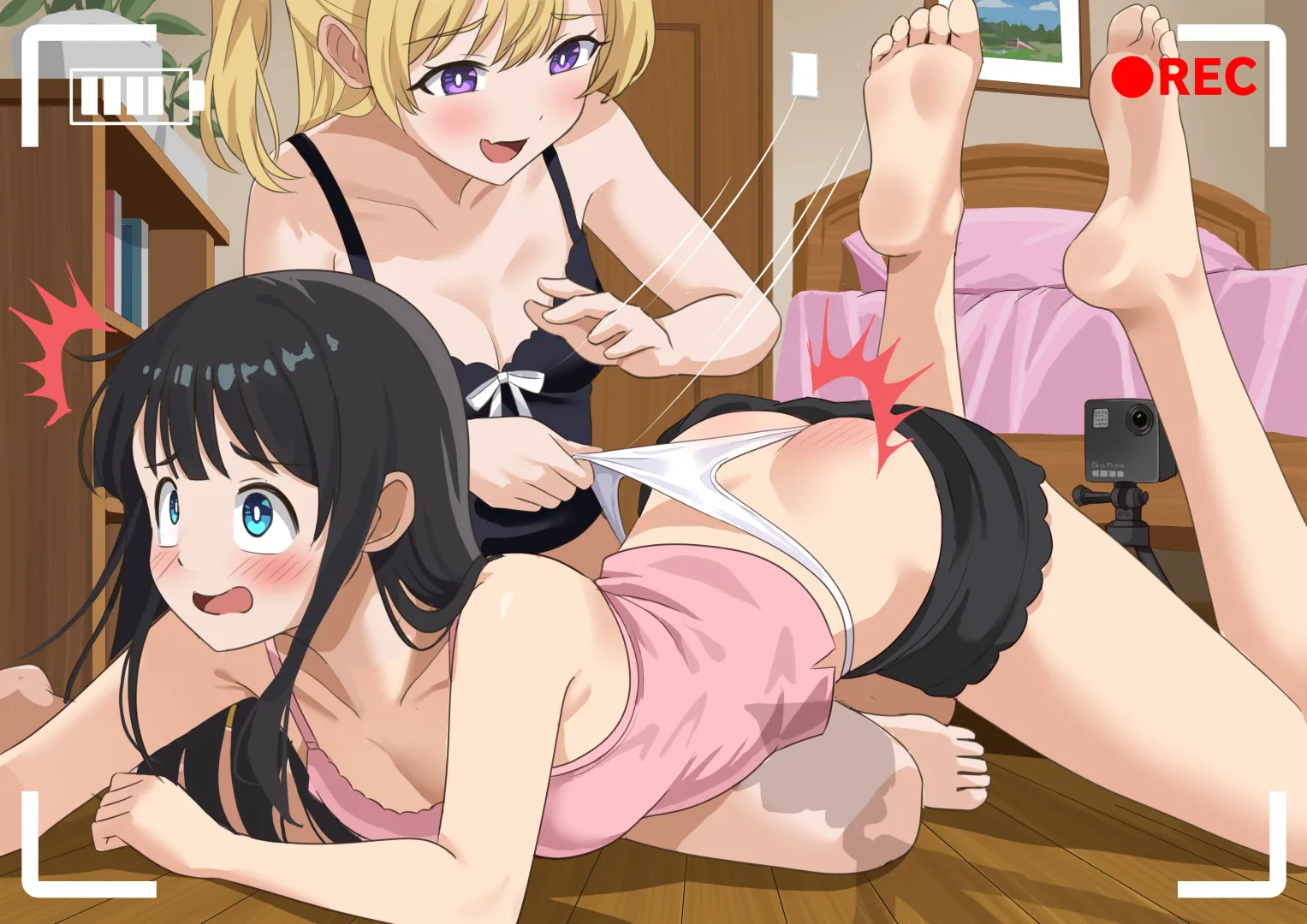 Spanking her silly ass posted by FreshBlinkOnReddit