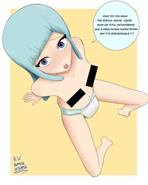 Speedpaint of Useless Miwa from JJK by Legitimate_Tie7825