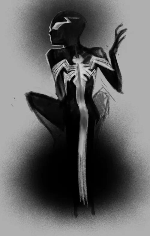 Spidergirl sketch by Serephiel by StolenOfficeSurprise