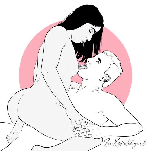 Spit (by Sexsketchgirl) by New-Sexsketchgirl