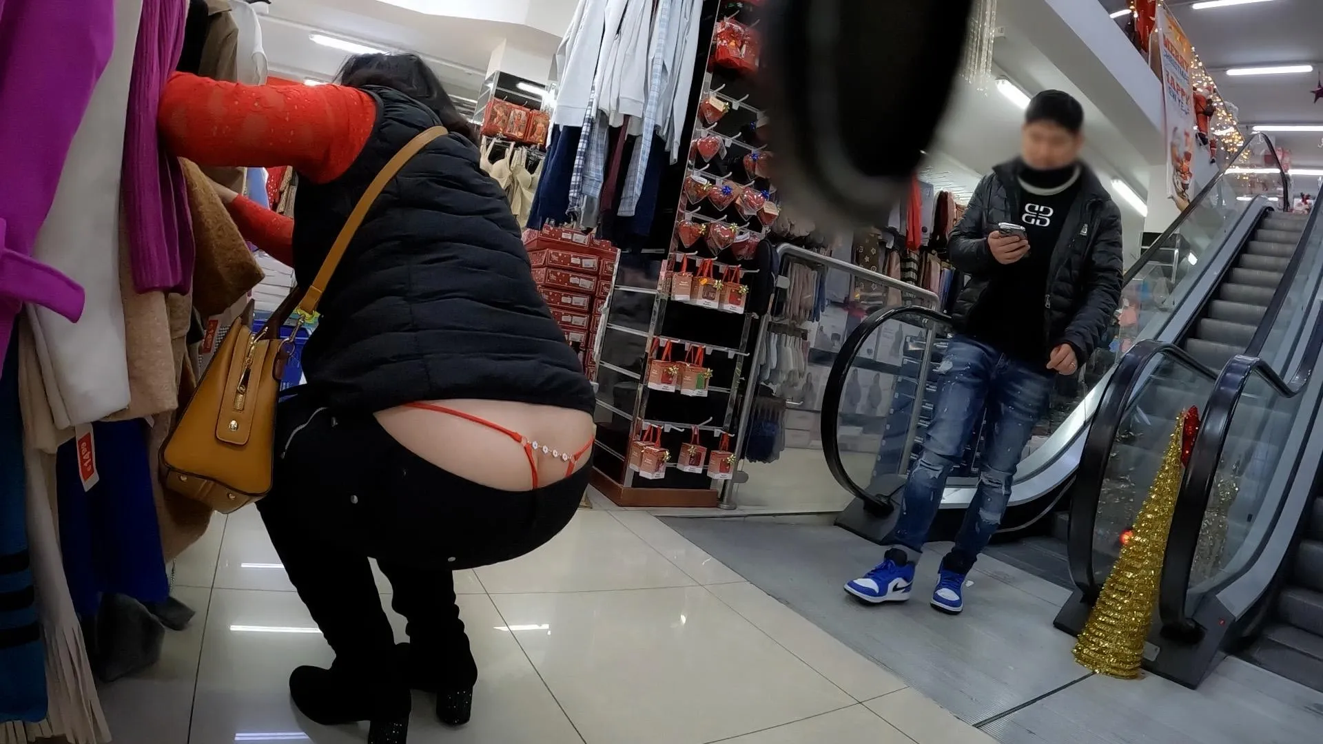 spli thong at the store posted by DianaChores