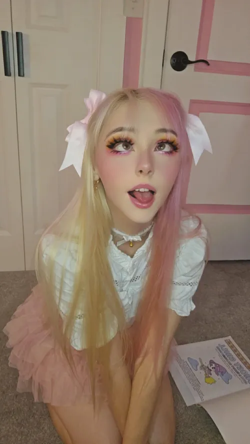 Split dye! Can you tell I like pink? hehe by Little_Monster211