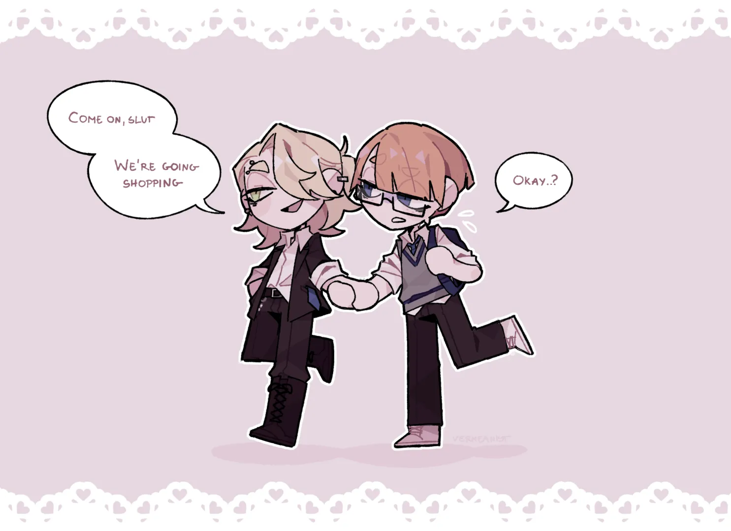 Spoiler: they banged in a changing booth posted by vermeanist