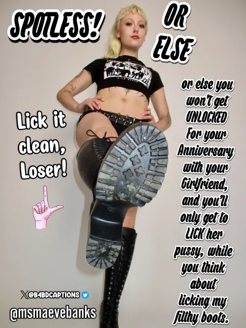 Spotless, or else! by B4BD