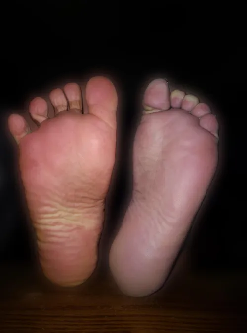 Spreading my toes like a good whore waiting for your warm load  by Elegant-Morning-8580
