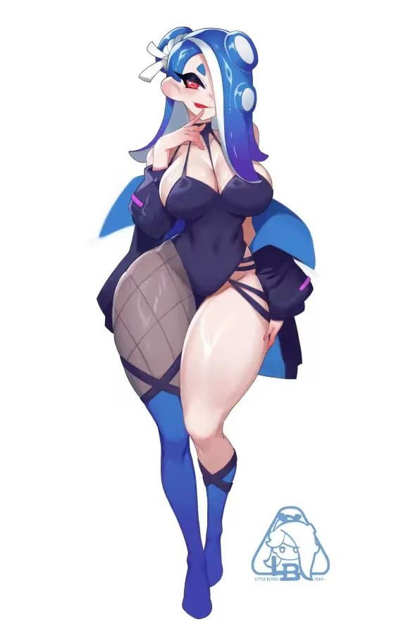 Squid Girl (littleblood)[Splatoon] posted by darnnaggit