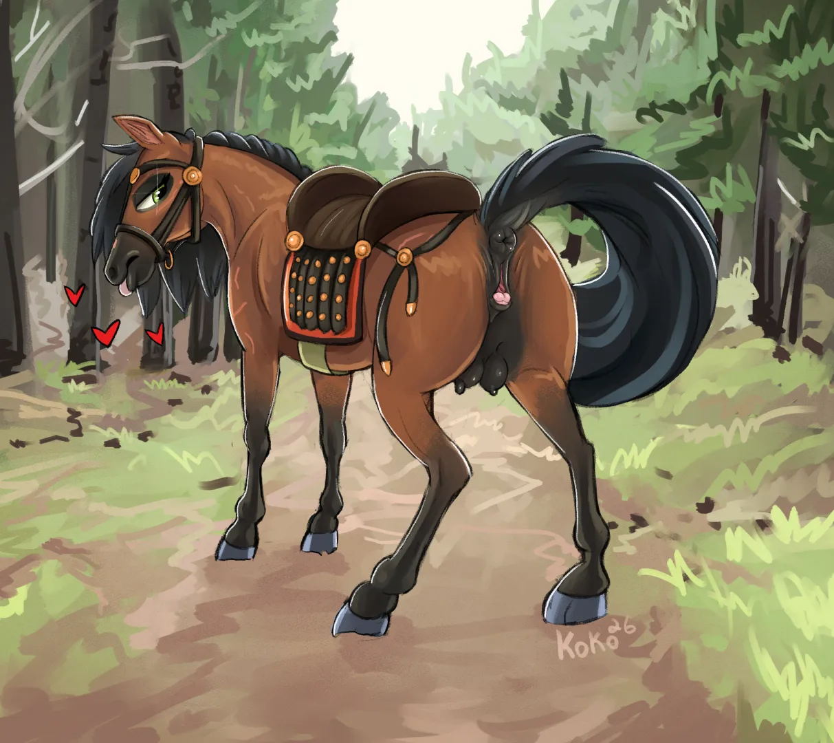 Stand and deliver! (queenkoko) [F] posted by Olive-The-Otter