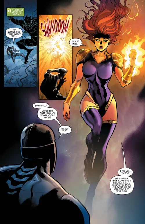 Starfire [Justice League Odyssey: Death of the Dark #10 (2019)] by dellowyuck