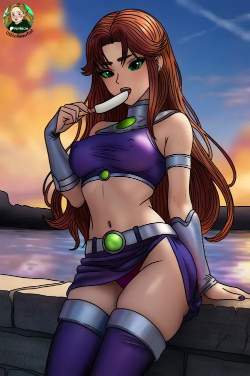 Starfire poster (by littlehoeart) by Fairytail420