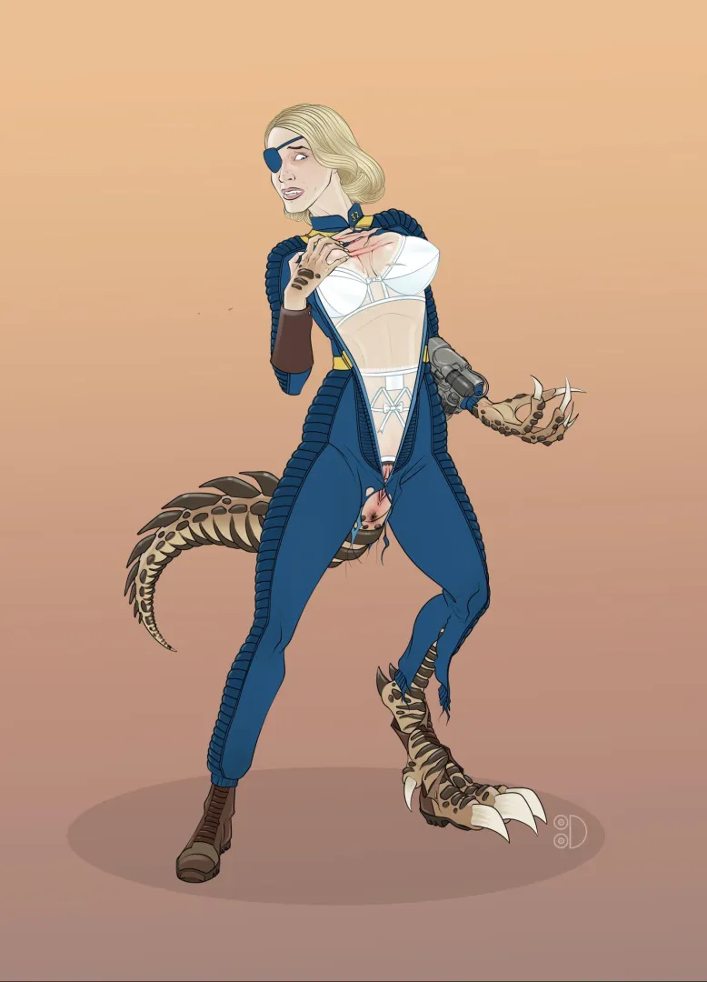 Steph Harper into Deathclaw TF (by Tittydispenser) posted by titty_dispenser
