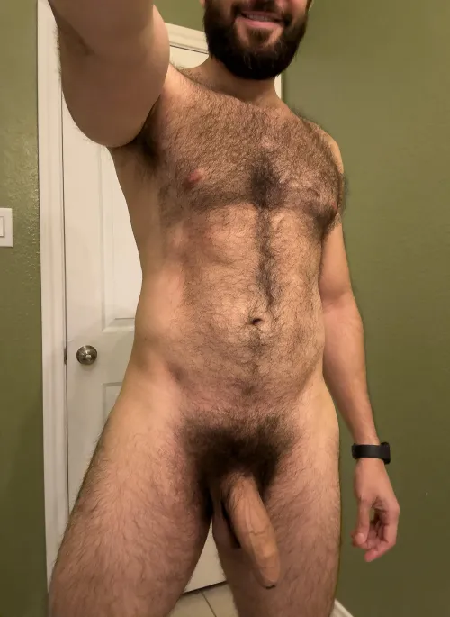 Still a Couple of Inches to Go After You Feel The Bush Tickles by Hairy_beefcake