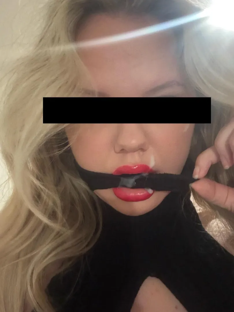 Still Came in My Mouth Even Though I Was Gagged with my Own Panties posted by CliveXJuliana