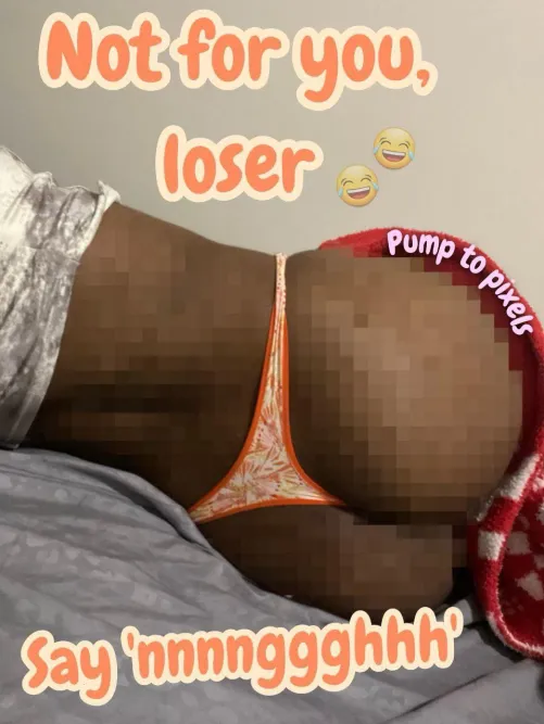 Still gooning to pixels? You can’t help yourself, can you? Just sitting there, following instructions without a second thought. by rose_goddessXO