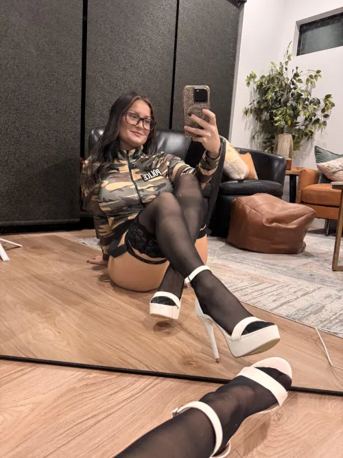 Stockings that do the talking by Upset_Trash_3094