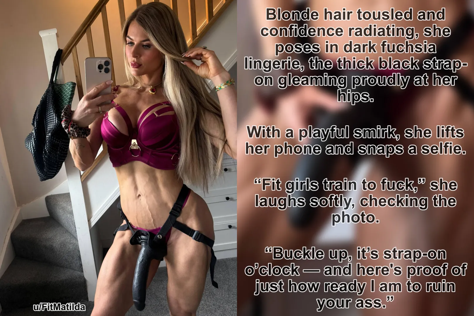 Strap-On Selfie posted by nerdyVanilla