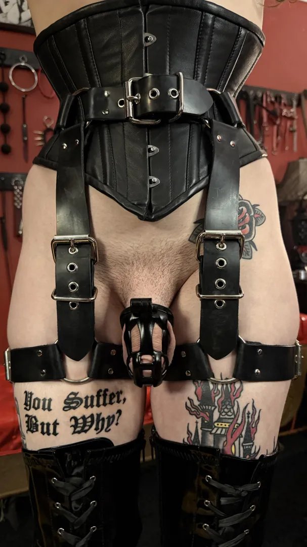 Strict chastity enforcement posted by Janerose666