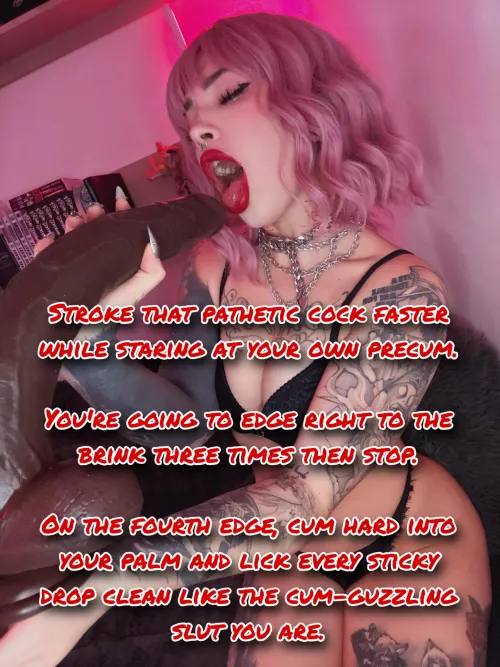 Stroke that cock faster! Cum hard into your palm! by cuteMerry