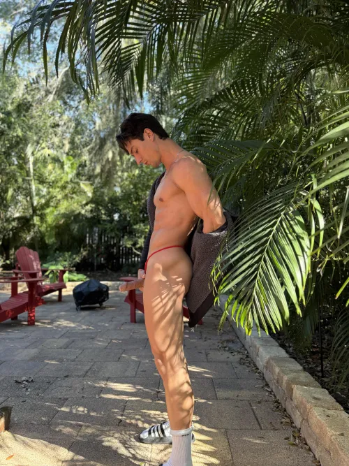 Stroking my shit outside today  [27] by onedik1