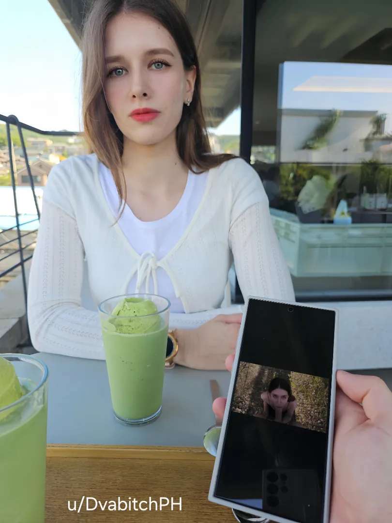 Sucked him off on the way to the cafe posted by DvabitchPH