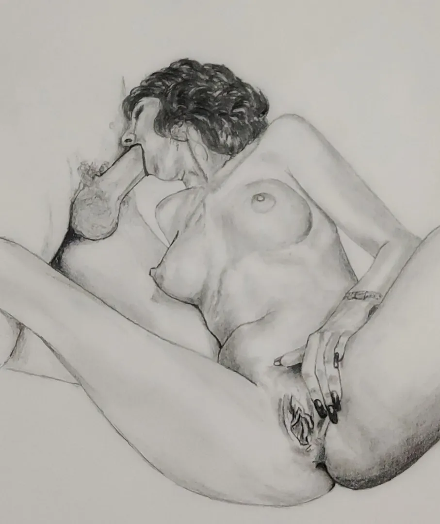 Sucking a Fat One by Jimmy posted by Jimmys_Paintings