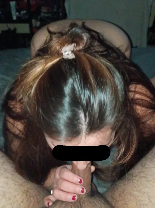 Sucking my hubby's cock lil a good slut by Wild-Acanthisitta355
