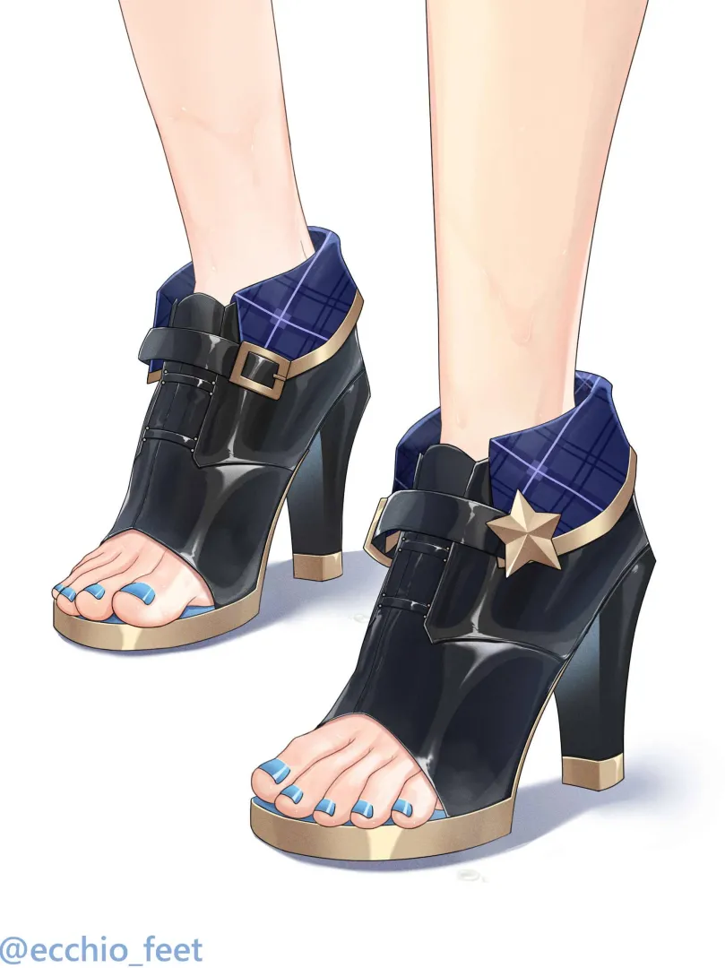 Suisei's juicy pedicured toes posted by Level-Ad5048