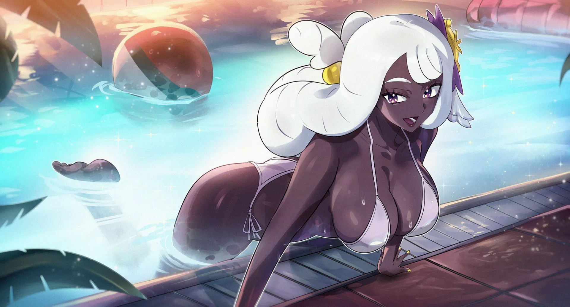 Summer Vacation With Jacinthe [Pokemon] posted by A_MASSIVE_PERVERT