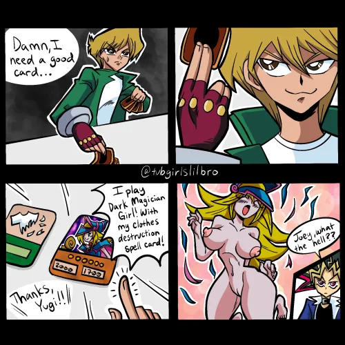 Summoning Dark Magician Girl by tubgirlslilbro