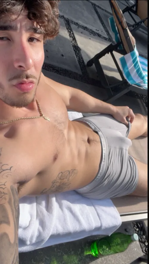 Sun, abs… and maybe a little extra showing by thejordank1ng