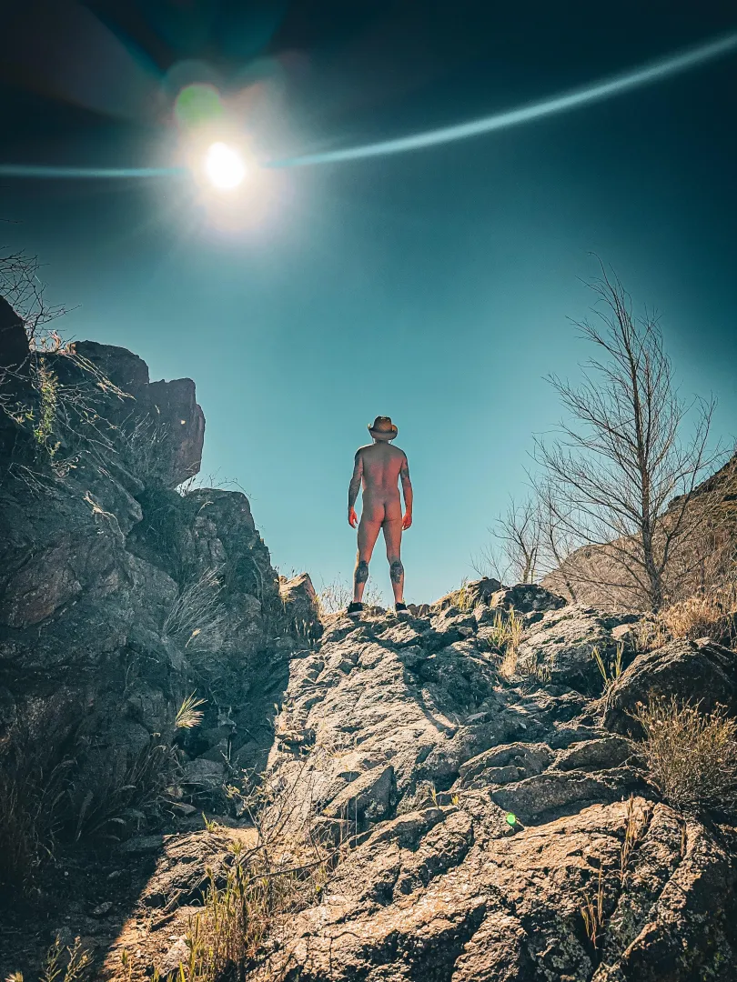 Sun flare. posted by PhxNudeDude51