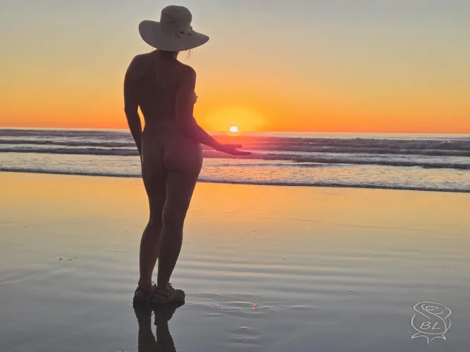 Sundown at Black's Beach by BareLeiaRose